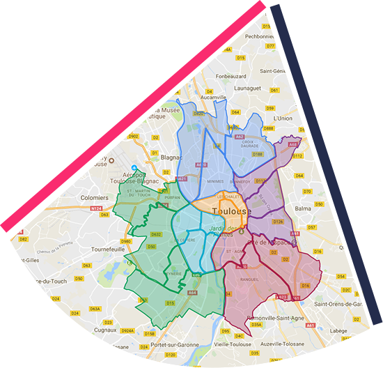 Carte Toulouse